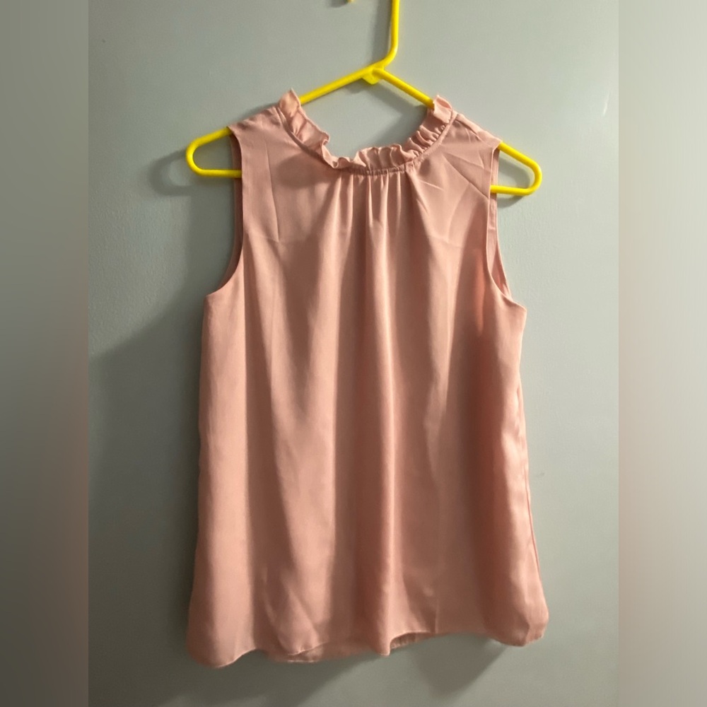 Blush Pink Dressy Tank Top